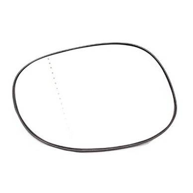 شیشه آینه پژو 206 گرمكن دار با فریم چپ شفق دانا